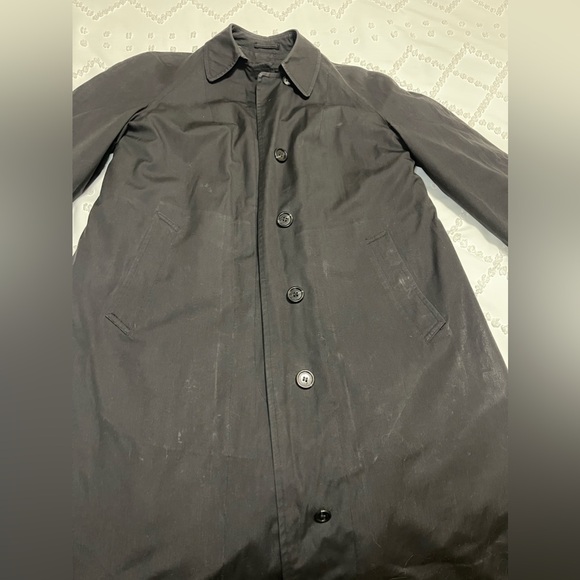 London Fog Trench Coat, with 100% Alpaca - Picture 10 of 11